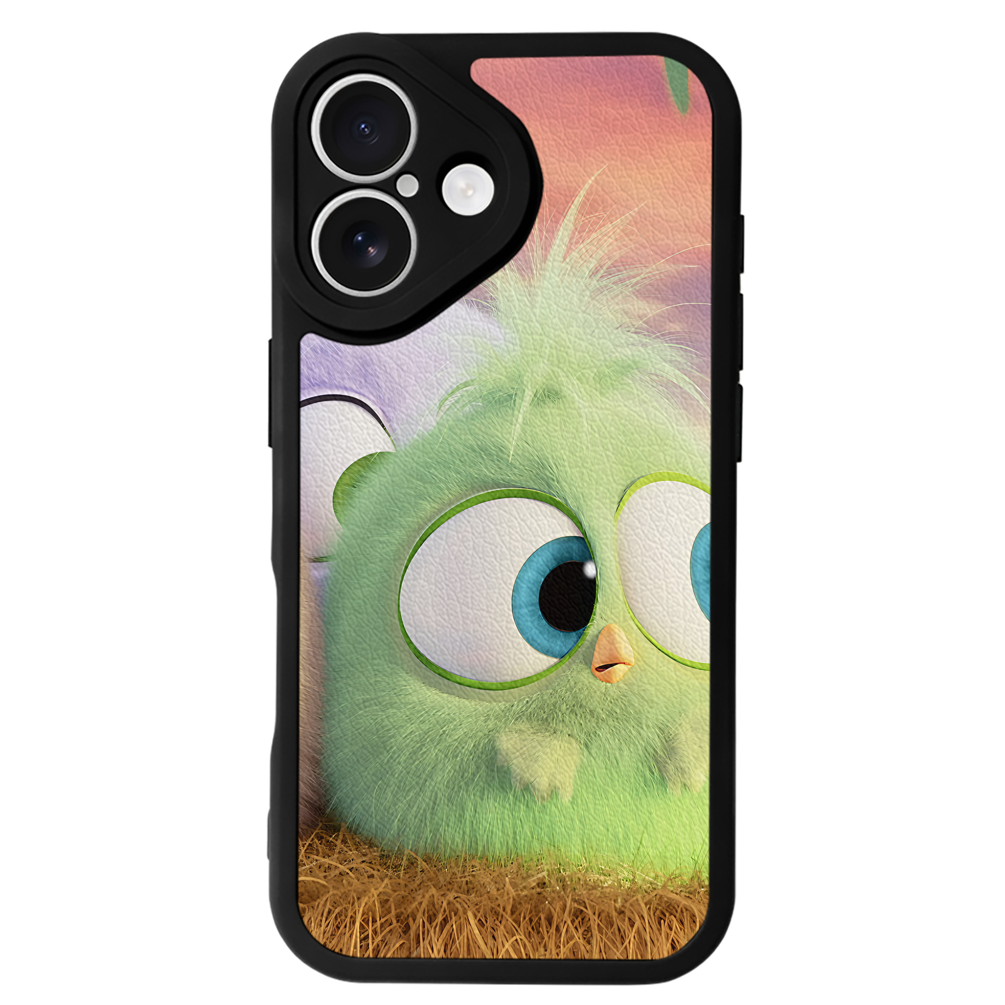 （画像用） Angry Birds アングリーバード 【iPhone 16シリーズ対応】シリコンスマホケース（レザー調） 材質：シリコン